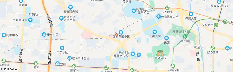 昆明人民新村_公交站地图_昆明公交_妙搜公交查询2025