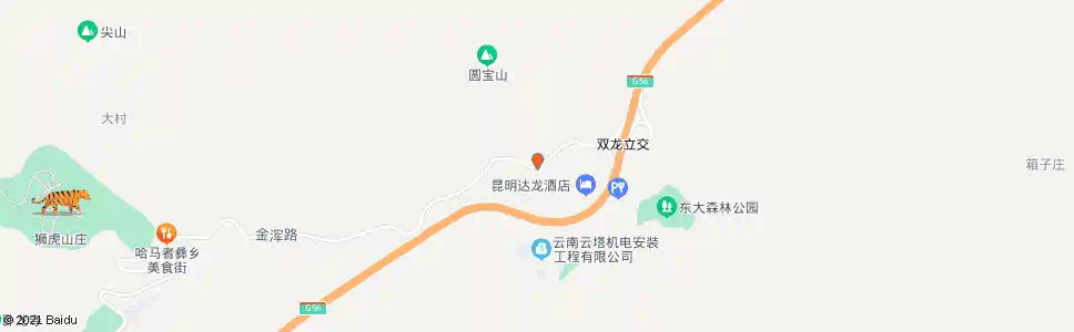 昆明东大村_公交站地图_昆明公交_妙搜公交查询2025
