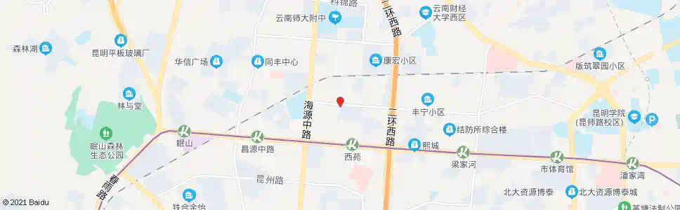 昆明茭菱路西口_公交站地图_昆明公交_妙搜公交查询2025