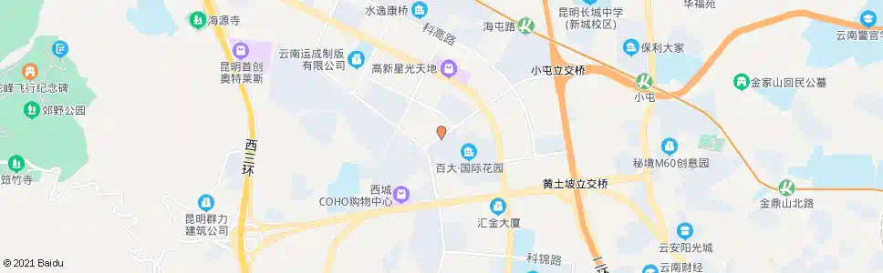 昆明科园路口科发路_公交站地图_昆明公交_妙搜公交查询2025
