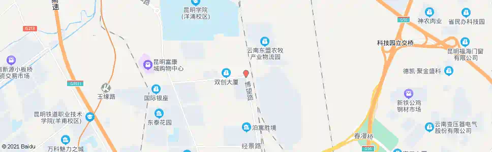 昆明博望路口玉缘路_公交站地图_昆明公交_妙搜公交查询2025