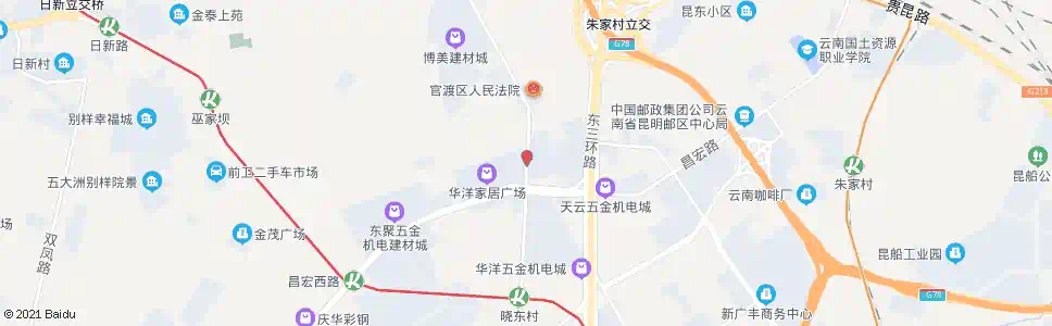 昆明名宅东辰苑(雨龙路)_公交站地图_昆明公交_妙搜公交查询2025