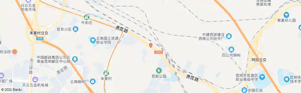 昆明八公里_公交站地图_昆明公交_妙搜公交查询2025