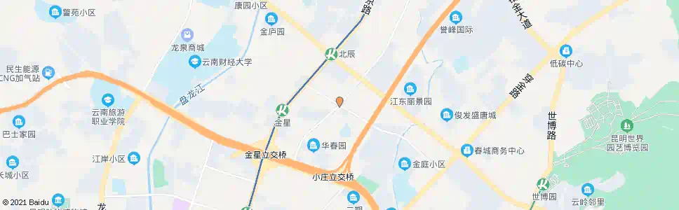 昆明金菊路口金实路_公交站地图_昆明公交_妙搜公交查询2025