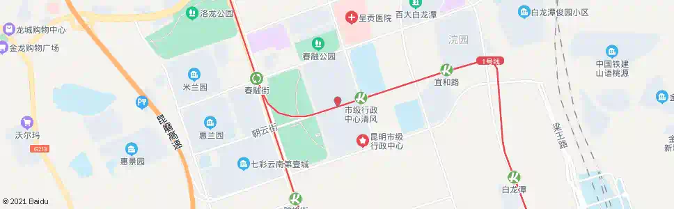 昆明市政府(河蟹路)_公交站地图_昆明公交_妙搜公交查询2025