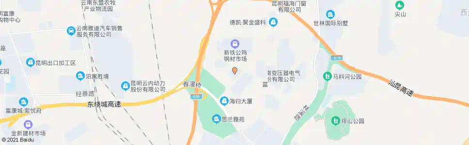 昆明云南化工机械厂_公交站地图_昆明公交_妙搜公交查询2025