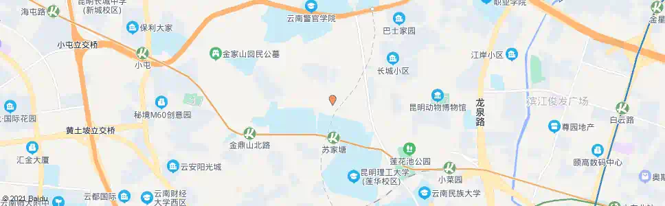 昆明民大生活区_公交站地图_昆明公交_妙搜公交查询2025