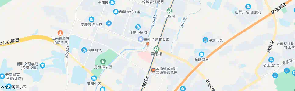 昆明霖雨桥(霖雨路)_公交站地图_昆明公交_妙搜公交查询2025