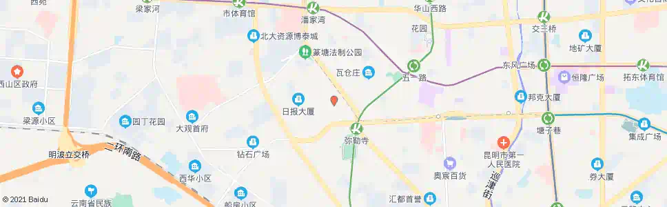 昆明市总工会_公交站地图_昆明公交_妙搜公交查询2025