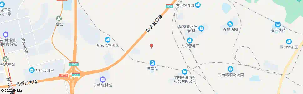 昆明望朔村_公交站地图_昆明公交_妙搜公交查询2025