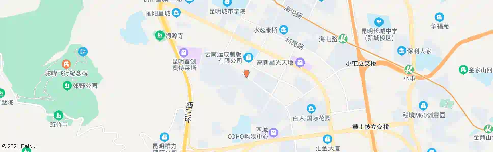 昆明科开路_公交站地图_昆明公交_妙搜公交查询2025