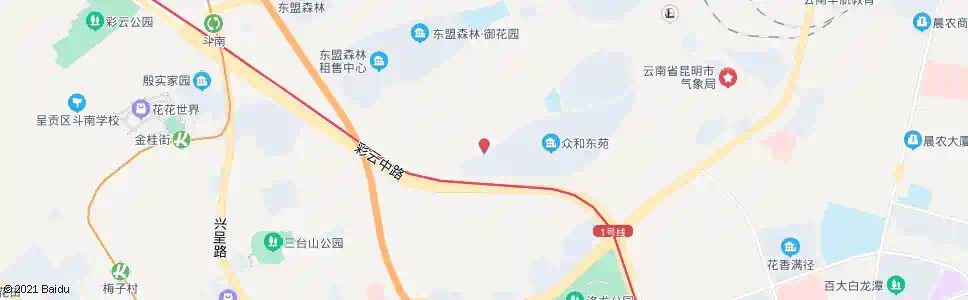 昆明众和佳苑_公交站地图_昆明公交_妙搜公交查询2025