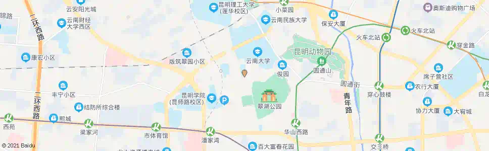 昆明府甬道_公交站地图_昆明公交_妙搜公交查询2025