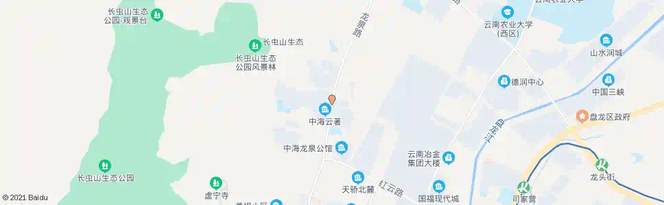 昆明小麦溪_公交站地图_昆明公交_妙搜公交查询2025