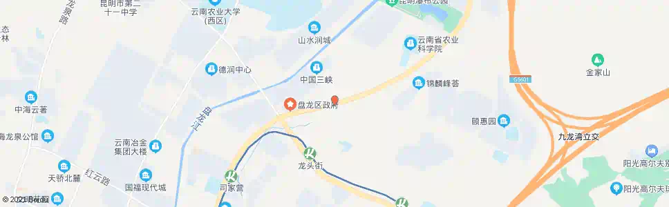 昆明瓦窑村南口_公交站地图_昆明公交_妙搜公交查询2025
