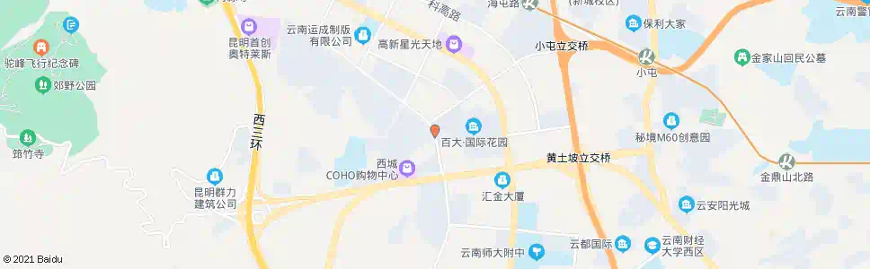 昆明科发路口昌源北路_公交站地图_昆明公交_妙搜公交查询2025