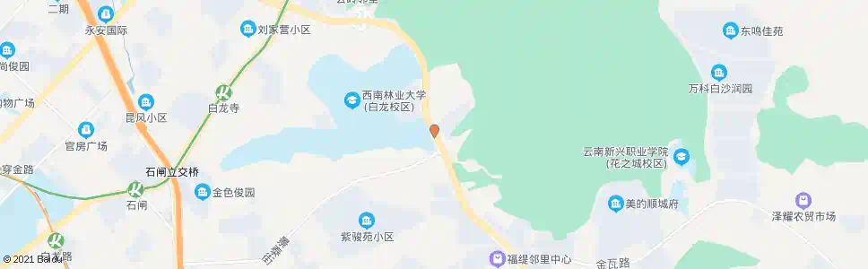 昆明东三环(长地梗村)_公交站地图_昆明公交_妙搜公交查询2025