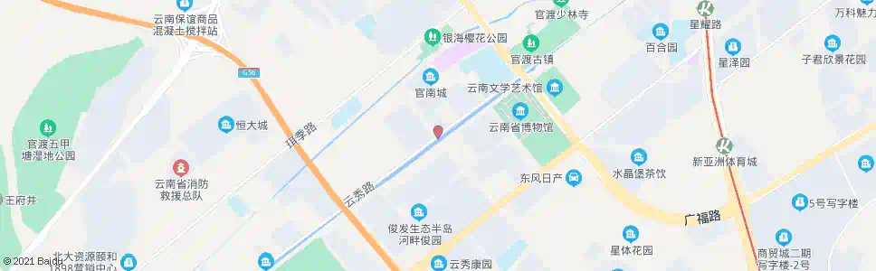 昆明宝矣路口_公交站地图_昆明公交_妙搜公交查询2025