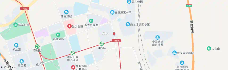 昆明朝云街口祥和街_公交站地图_昆明公交_妙搜公交查询2025