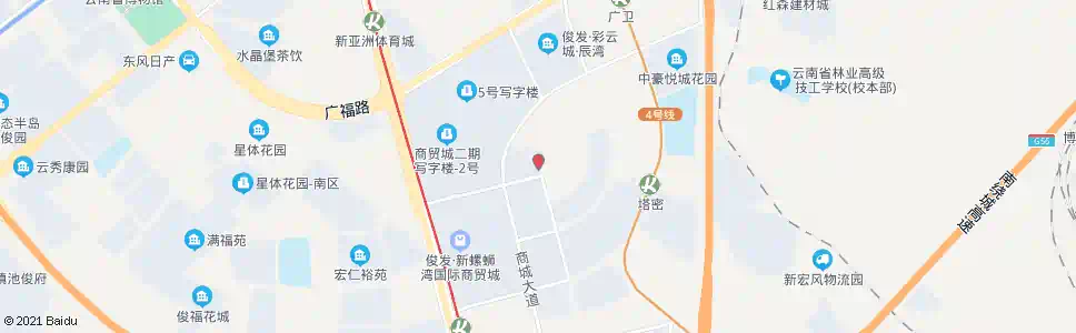 昆明新螺蛳湾商贸城二期车场_公交站地图_昆明公交_妙搜公交查询2025