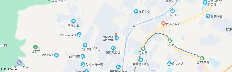 昆明金水湾小区(小康大道)_公交站地图_昆明公交_妙搜公交查询2025