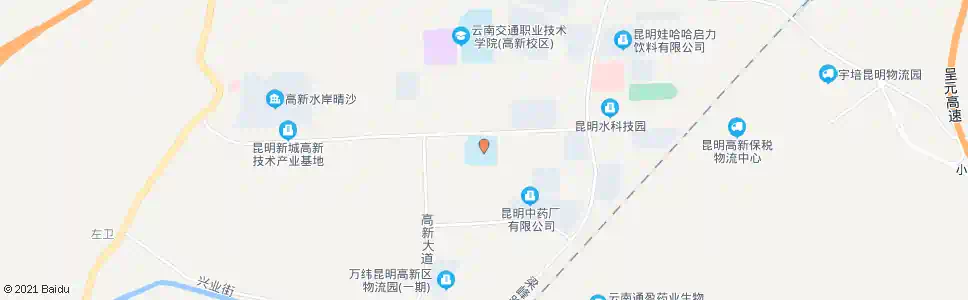昆明高新四小_公交站地图_昆明公交_妙搜公交查询2025