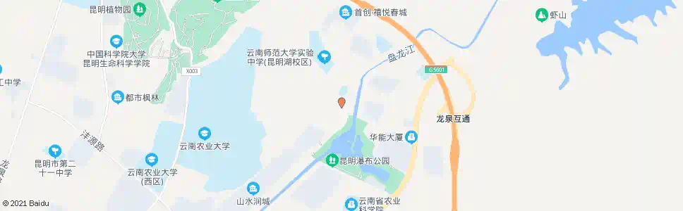 昆明雨树下村_公交站地图_昆明公交_妙搜公交查询2025