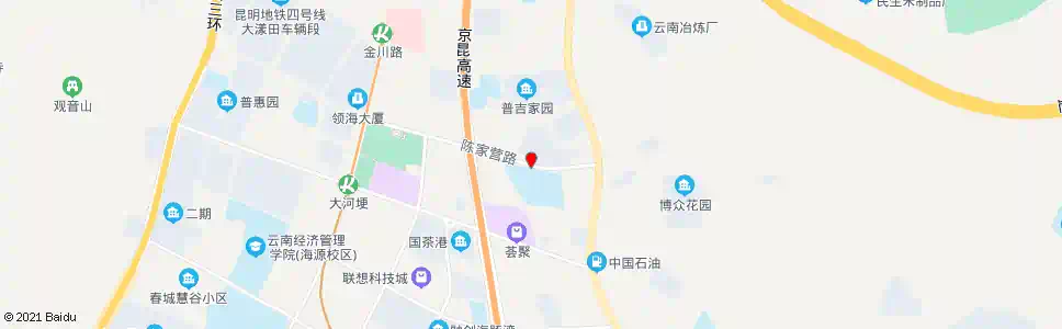昆明小屯路口(陈家营路)_公交站地图_昆明公交_妙搜公交查询2025