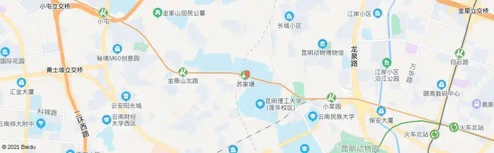 昆明昆明理工大学北门(学府路)_公交站地图_昆明公交_妙搜公交查询2025