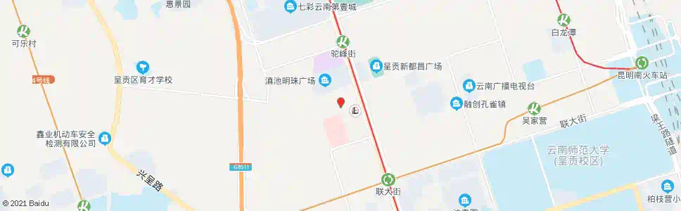 昆明彩云南路口三铝公路_公交站地图_昆明公交_妙搜公交查询2025