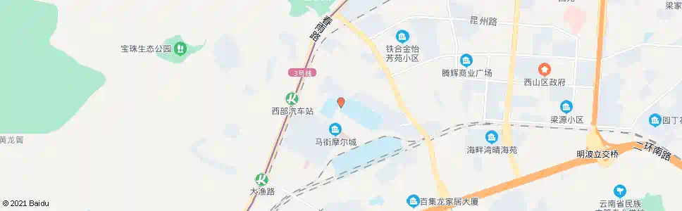 昆明益宁路口兴苑路_公交站地图_昆明公交_妙搜公交查询2025