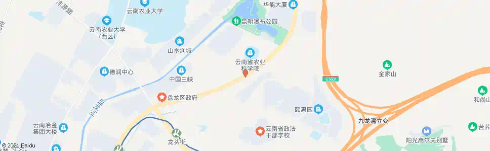 昆明瓦窑村北口_公交站地图_昆明公交_妙搜公交查询2025