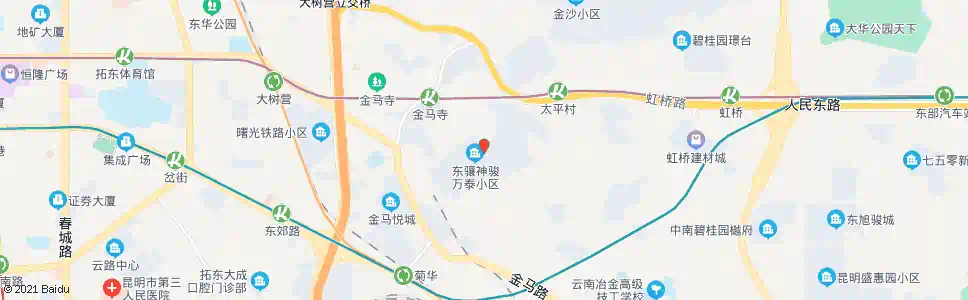 昆明东骧神骏小区二期_公交站地图_昆明公交_妙搜公交查询2025