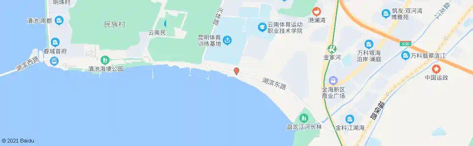昆明海埂村_公交站地图_昆明公交_妙搜公交查询2025