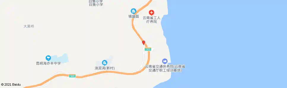 昆明白鱼口_公交站地图_昆明公交_妙搜公交查询2025