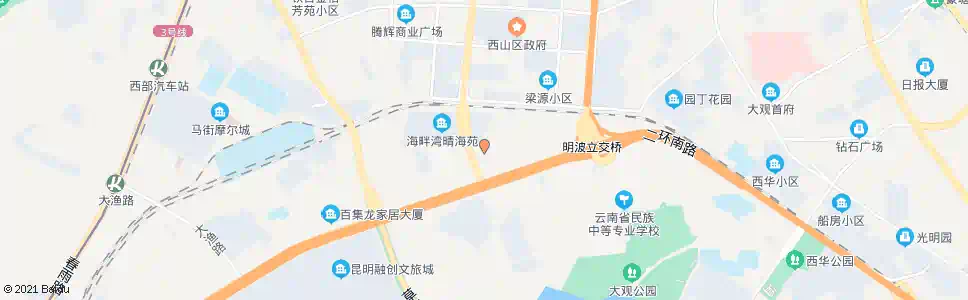 昆明小河埂_公交站地图_昆明公交_妙搜公交查询2025