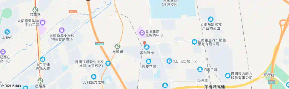 昆明龙辉路口玉缘路_公交站地图_昆明公交_妙搜公交查询2025