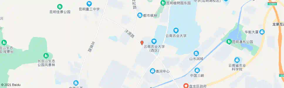 昆明青松路口沣源路_公交站地图_昆明公交_妙搜公交查询2025