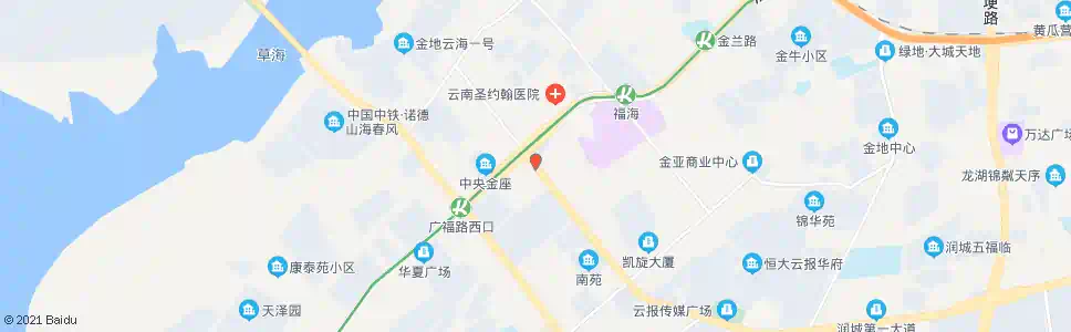 昆明云检培训中心_公交站地图_昆明公交_妙搜公交查询2025