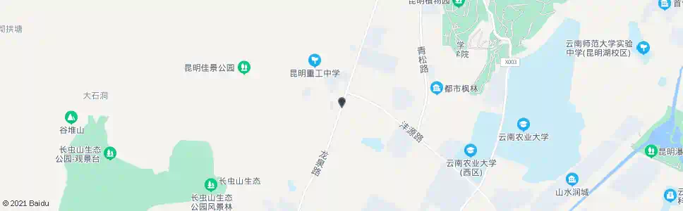 昆明沣源路西口(龙泉路)_公交站地图_昆明公交_妙搜公交查询2025