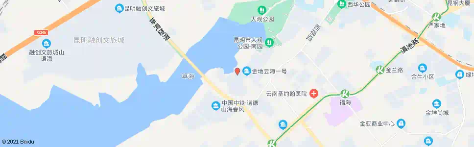 昆明彰家楼村_公交站地图_昆明公交_妙搜公交查询2025
