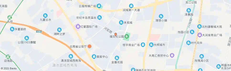 昆明前福路口河宏路_公交站地图_昆明公交_妙搜公交查询2025