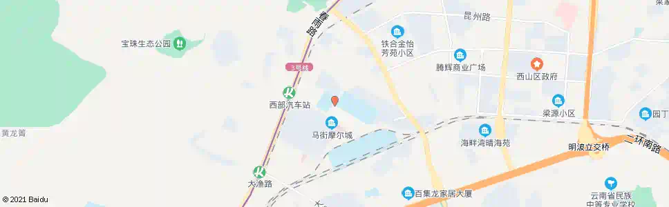 昆明张家村(兴苑路)_公交站地图_昆明公交_妙搜公交查询2025