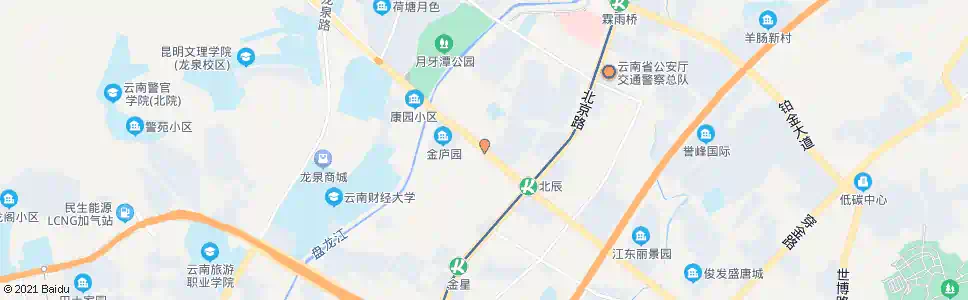 昆明金泉路口金色大道_公交站地图_昆明公交_妙搜公交查询2025