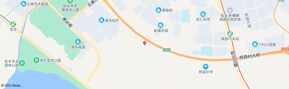 昆明高庙村_公交站地图_昆明公交_妙搜公交查询2025