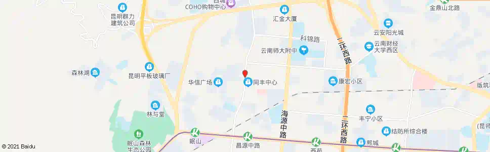 昆明科光路口(昌源中路)_公交站地图_昆明公交_妙搜公交查询2025