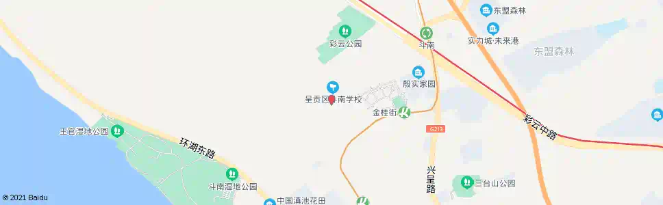 昆明斗南村(瑞香西街)_公交站地图_昆明公交_妙搜公交查询2025