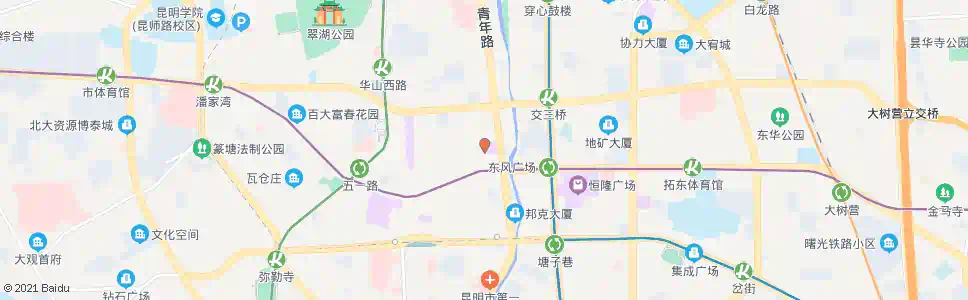 昆明威远街口护国路_公交站地图_昆明公交_妙搜公交查询2025
