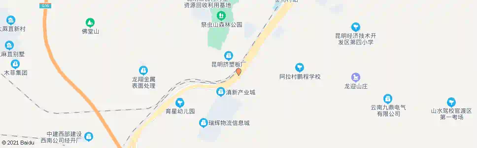 昆明干海子_公交站地图_昆明公交_妙搜公交查询2025