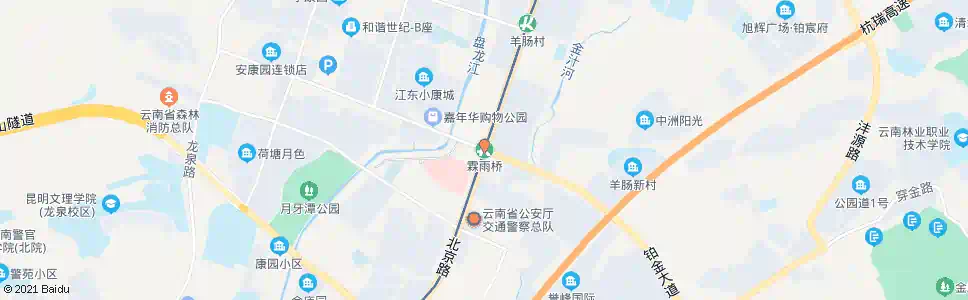昆明霖雨路(轨道交通1号线霖雨桥地铁站)_公交站地图_昆明公交_妙搜公交查询2025